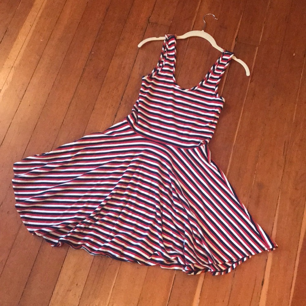 Fit + Flare Dress US M Jersey Cotton Swing Skater